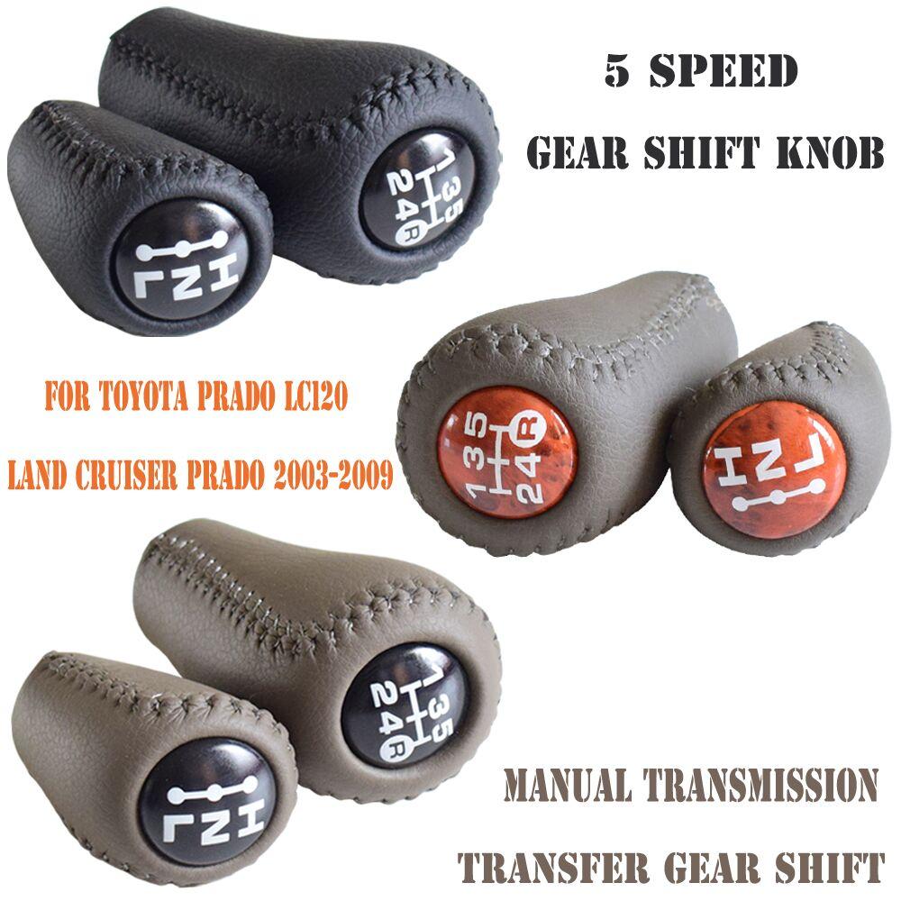 Automatic Transmission Leather Gear Shift Knob Lever Shifter Stick For For Toyota Prado 120 2003 2004 2005 2006 2007 2008