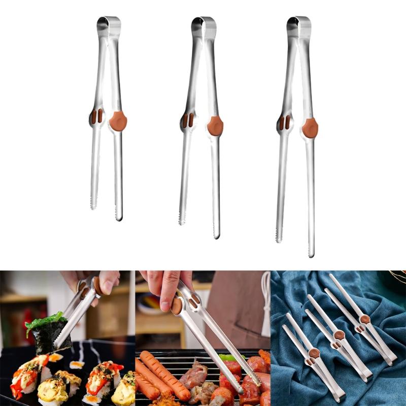 Multipurpose Food Tongs Convenient Kitchen Tongs Reliable BBQ Tongs Bread Serving Tongs Efficient Kitchen Utensil