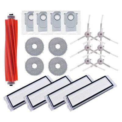 Ersatzteile-Set für Roborock Q Revo Roboter-Staubsauger, Teile, Rollen, Seitenbürste, Hepa-Filter, Wischtuch, Pads, Staubbeutel