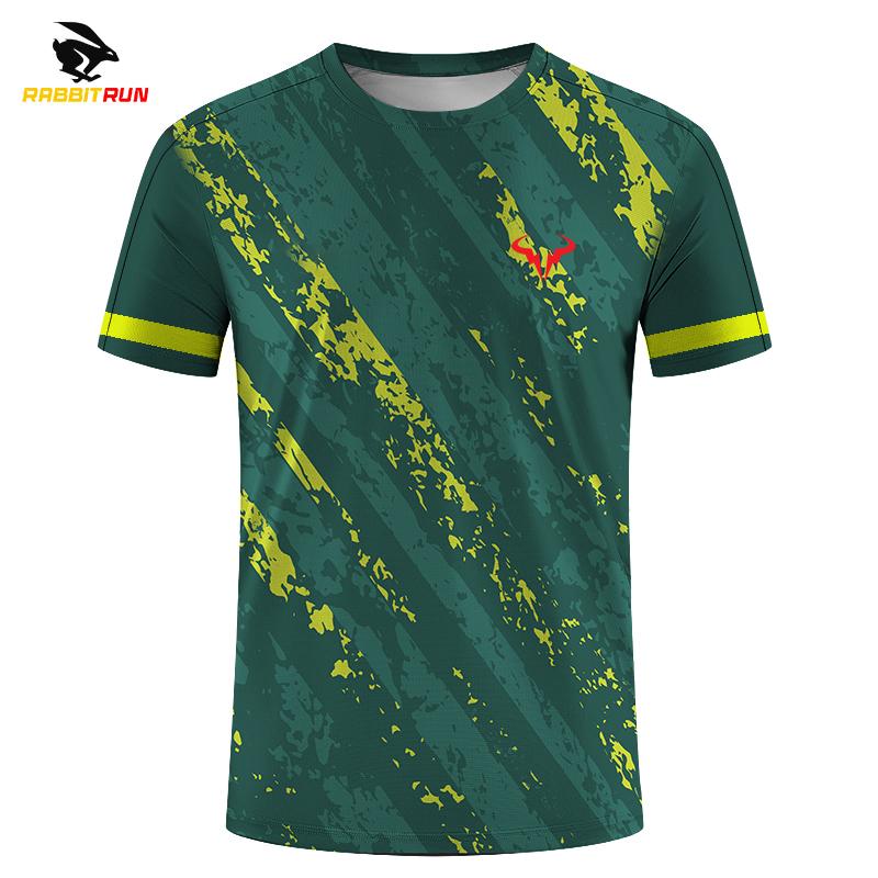 Modische Badminton-Tennis-Serie mit 3D-Druck für Herren und Damen im Freien, neue, kurzärmelige T-Shirts mit Rundhalsausschnitt