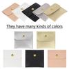 New Mini Jewelry Packaging Bag, Earring Gift Storage Buckle Envelope Packaging Bag