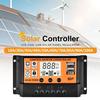 10A/20A/30A/40A/50A/60A/70A/80A/90A/100A Auto LCD-Bildschirm Solarladeregler Dual-USB Solarpaneelregler 12V24V