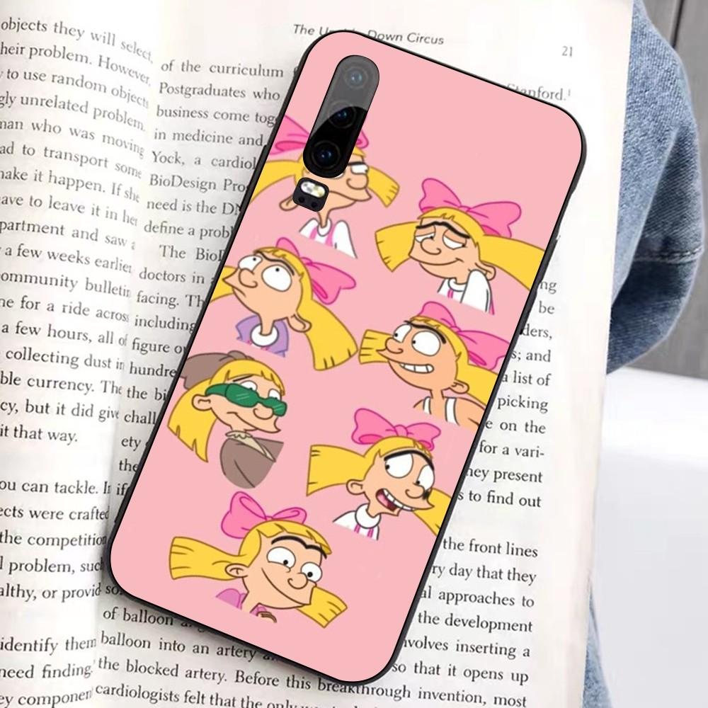 Hey Arnold Helga Bonito Phone Case For Huawei Honor 10 Lite 9 20 7A 9X 30 50 60 70 Pro Plus Soft Silicone Cover