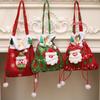 Festive Christmas Candy Bag With Reindeer Print For Holiday Party Supplies And Gifts
