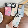 Three-dimensional Flower Pearl Bow Tie Mobile Phone Case for IPhone17proamx Snakeskin Pattern for Apple 16 High-end 15