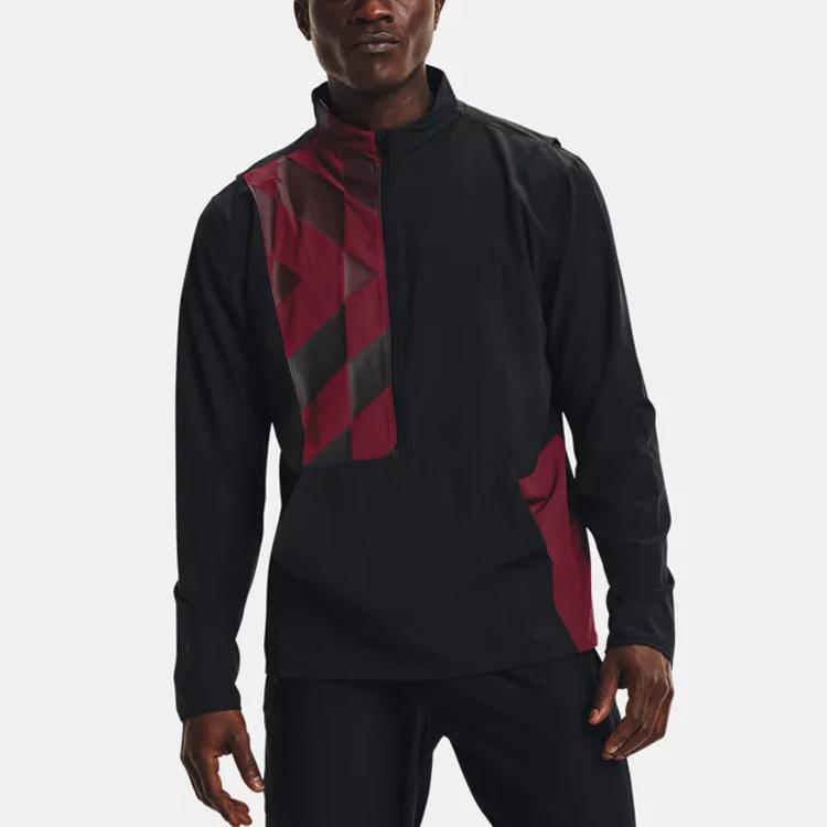 Under Armour Anywhere Printed Running Jacket Men Jacket Black 1366508-001