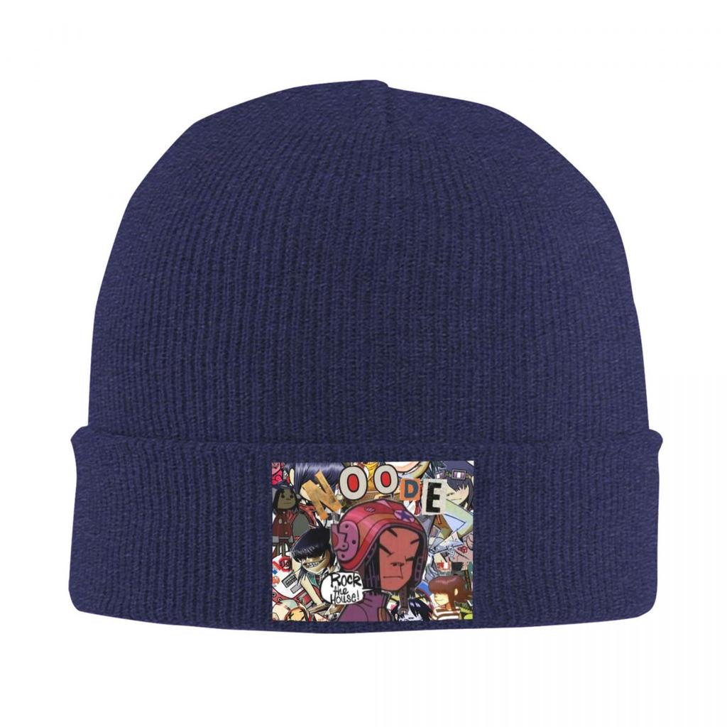 Music Band Gorillaz Warm Knitted Cap Winter Knit Bonnet Hat Skullies Beanies Hip Hop Caps for Unisex