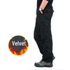 Men's Plus Velvet Thick Warm Cotton Casual Pants, Large Size - Autumn & Winter