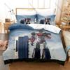 Cool Classic Robot Grendizer Bedding Set 3 Piece Duvet Cover Set Vintage Kpop Bed Linen for Bedroom Decor for Boys Bedroom Decor