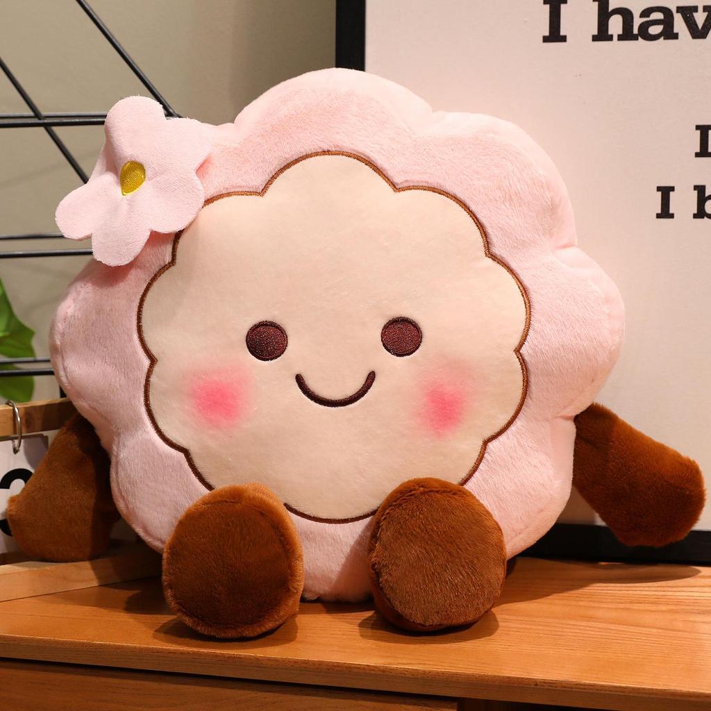 Cartoon Mooncake Plush Pendant - Mid-Autumn Festival Charm Gift for Girls