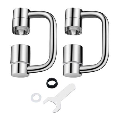 Strong Rotate Faucet Extension Arm with 360 Degree Rotate Easy Installation Adjustable Faucet Adapters for Home Use