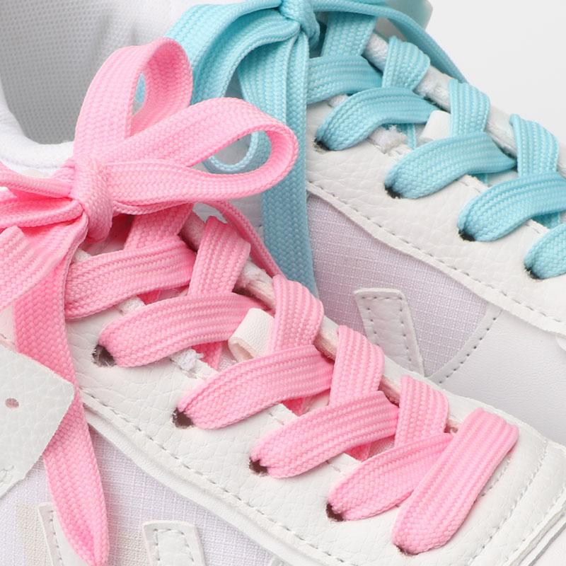 1 Pair Solid Flat Shoe Laces Canvas Shoelaces for Sneakers Woman Men Shoelace Classic Tennis Laces for Shoestrings