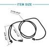 ACROPIX Front Fog Light Lamp Wiring Harness Fit for Ram 1500 - Pack of 1 Black