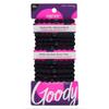 Goody Ouchless Forever Hair 3x Strong Elastic Secure Inner Styling Accessories for Women and All Hair Types Ties, 10-Count, Black, Damage-Free Bands,