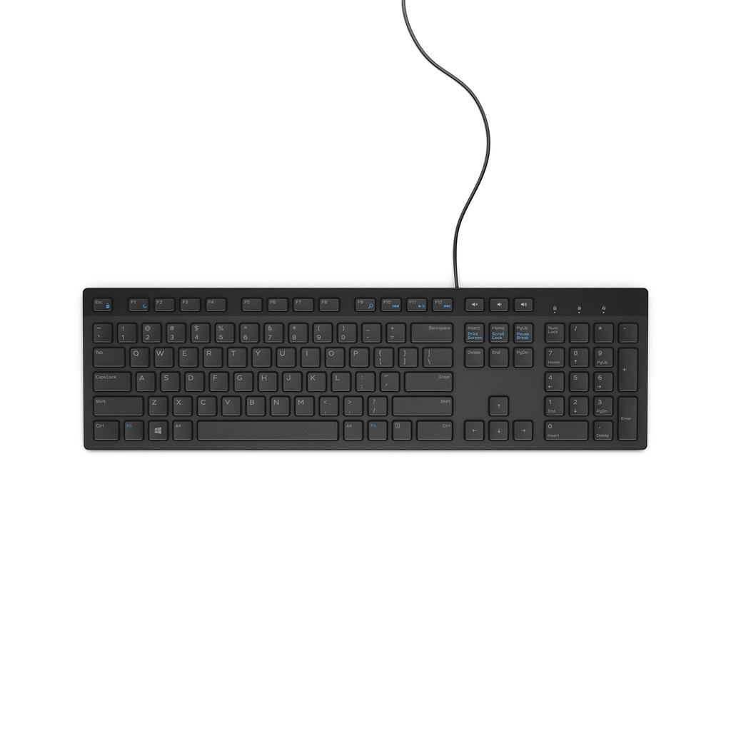 Dell KB216 tastatur USB QWERTY Engelsk Svart