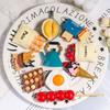 3D Simulation Food Refrigerator Magnet Resin Fried Egg Durian Bread Tomato Wine Coffee Mug Milk Fridge Magnet Home Office Decorative Accessories