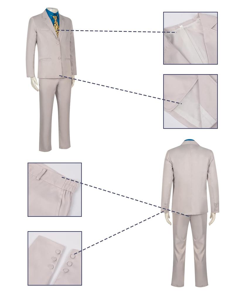 Nanami Kento Cosplay mit Perücke Nanami Jujutsu Kaisen Cosplay-Kostüm Komplettset Kostüm Erwachsenenkostüm Kulturfestival Nanami Kento Cosplay Kento