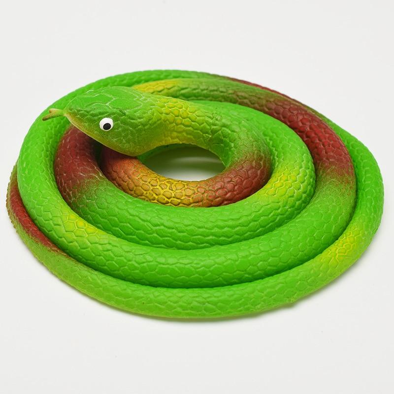Novelty Halloween Gift Fake Snake Tricky Funny Spoof Toys Simulation Soft Scary  Horror Toy For Party Event 80cm Gag Gifts