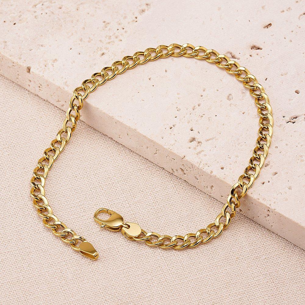 Gold N 14K Heritage Chain Bracelet Small Women