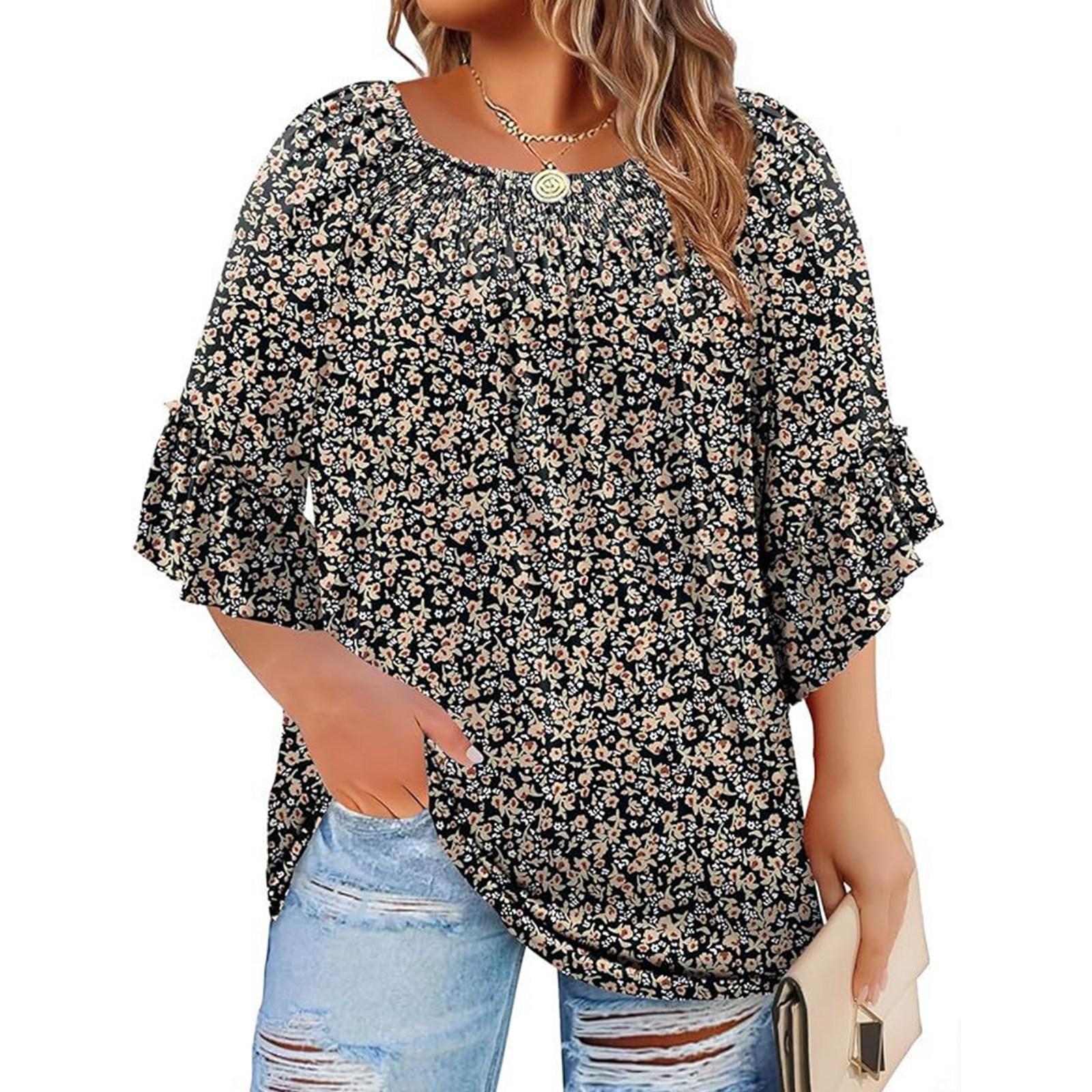 Женский модный повседневный -цветной топ XXXXL