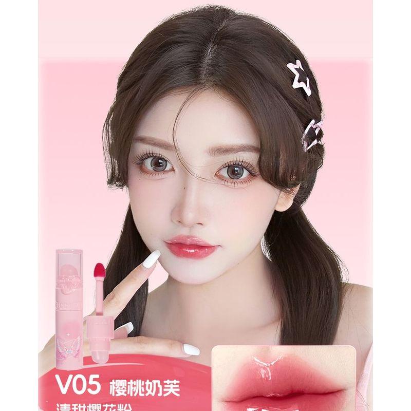 VEECCI - Dual-Ended Clear Watery Lip Gloss - 6 Colors