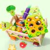 Wooden Animal Paradise Smart Car Toys Children'S Hand-Eye Coordination Promotes Fun Cognitive Toys