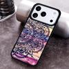 Indische Blume Henna Mandala Handyhülle für iPhone 17 16 15 Pro Max Air 14 13 12 11 Plus Stoßfeste Hülle