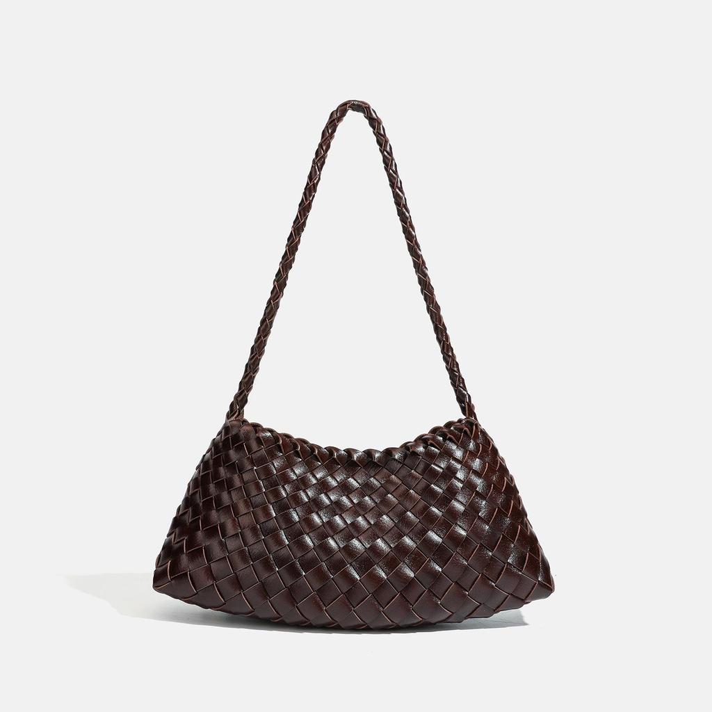 Borsa a Spalla Intrecciata Versatile Fatta a Mano Estate 2026 - Stile Resort Francese per Donna