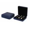 Portable Jewelry Storage Box Luxury Faux Leather Velvet Lining Solid Color Large Capacity Ear Studs Finger Ring Organizer Holder Container Case