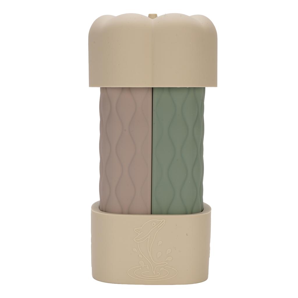 4 in 1 Portable Travel Bottles Set Lk Proof Wide Mouth Cute Silicone Travel Container for Outdoor Use