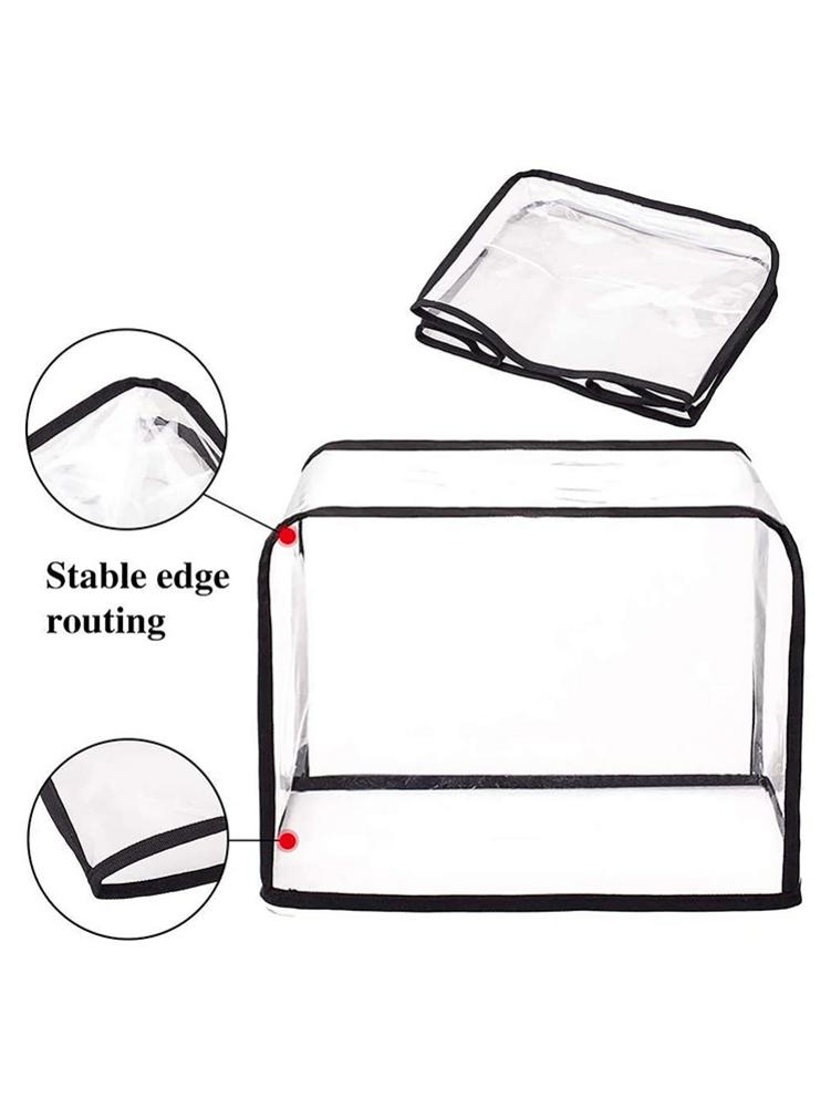 Housse de Grille-pain Housse Anti-Poussière Machine à Faire le Pain Housse pour Grille-pain Étui pour Grille-pain Deux Tranches Housse de Protection Transparente