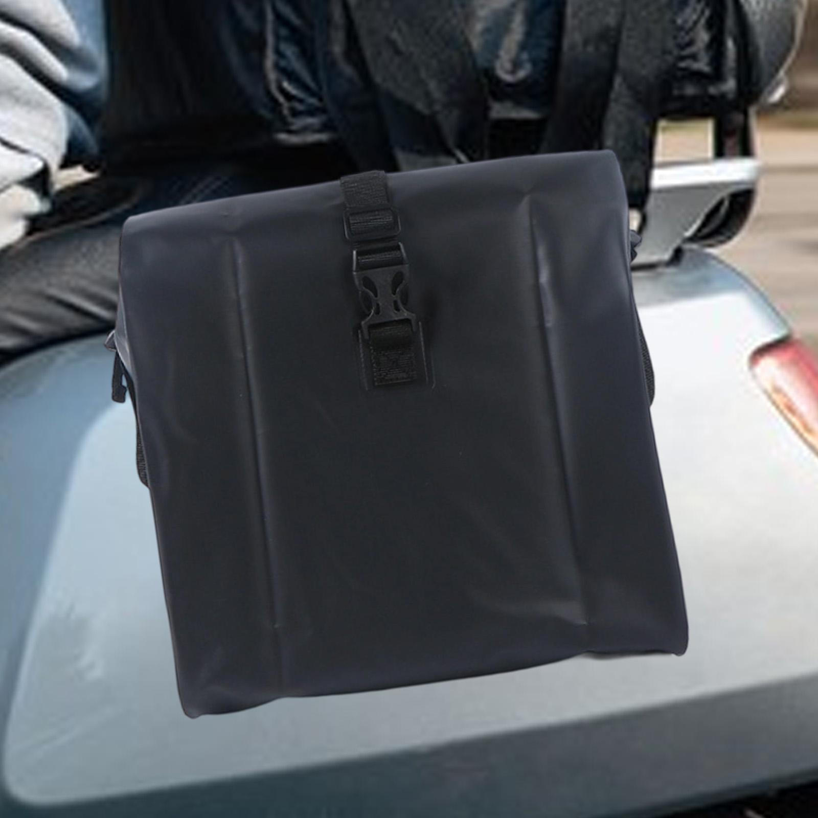 

Handlebar Bag Bike Front Luggage 9L Motorcycle Accessories Universal Waterproof Hanging чорний