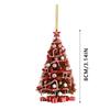 Christmas Tree Ornament Acrylic Pendant 1 Piece 8cm Diameter Car Home Office Decoration Package Includes Intricately Designed