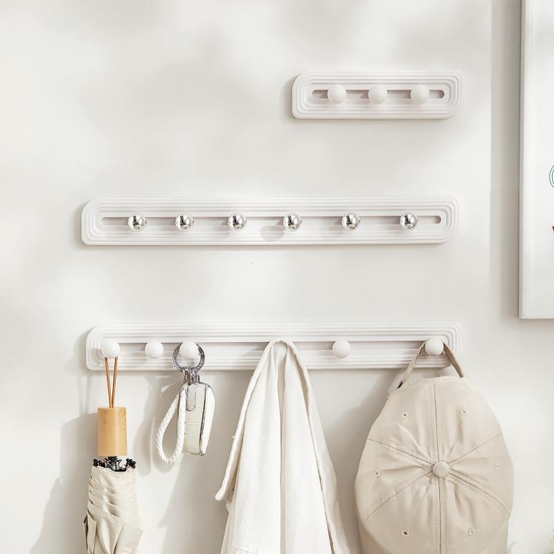 Sliding Freely Adjustable Non-marking Hooks Entrance Door Back Living Room Multi-purpose Hooks Household Multifunctional Hooks