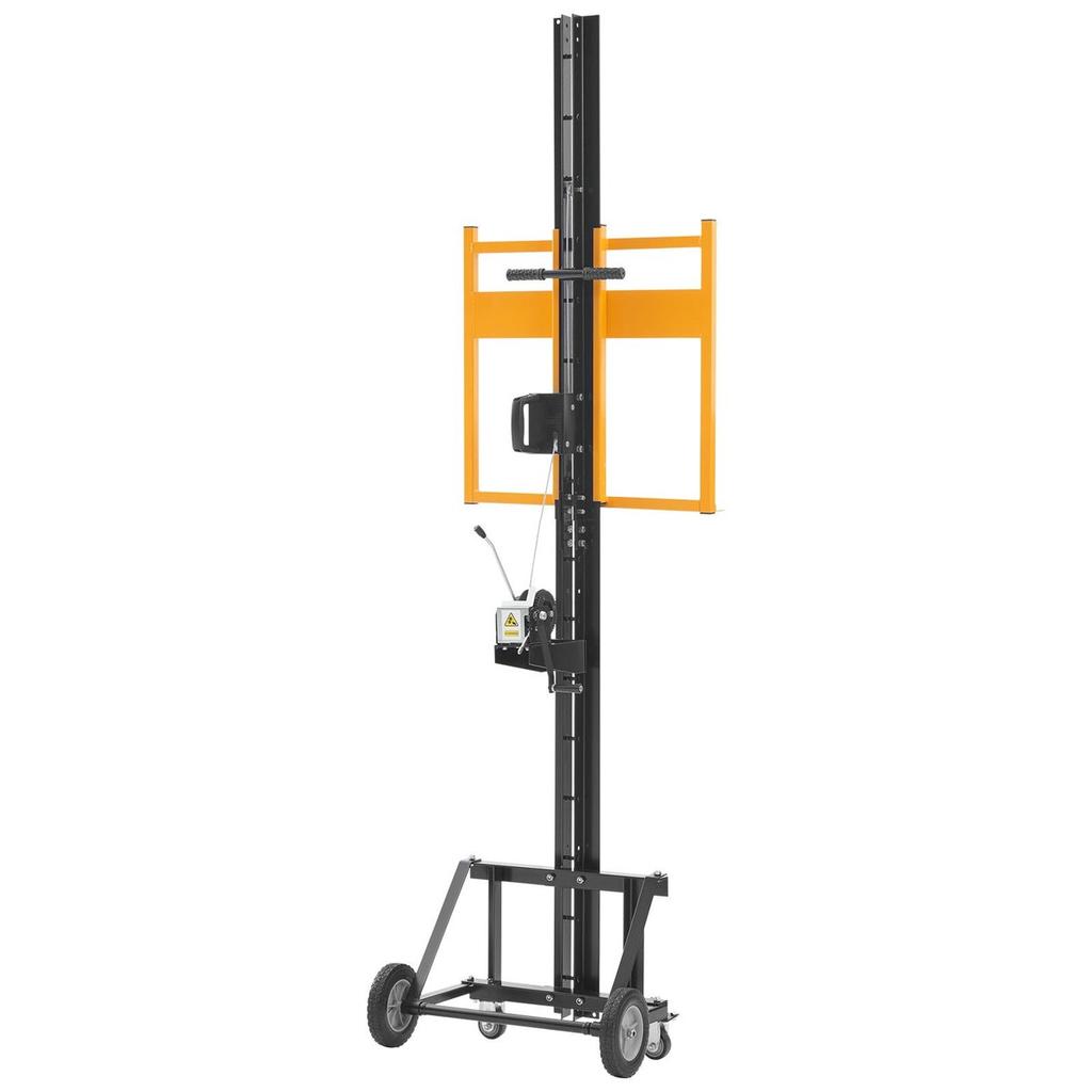 Sollevatore per Cartongesso, Paranco Robusto da 68 kg per Lastre di Cartongesso per Installazione a Soffitto e Parete, Installazione di Cartongesso da Parte di Una Persona, Max 1219x4878 mm. Pannello Verticale