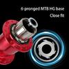 6 Pawl Mountain Bike Hubs Set 32H Spokes Hole Sealing Bearing 100/135mm Axles Light Weight Aluminum Alloy Construction