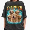 Custom Vintage Bootleg Pet Photo Comfort Color Shirt, Personalized Dog Portrait, Dog Remembrance Gift, Dog Lover Gift, Pet Loss Gift