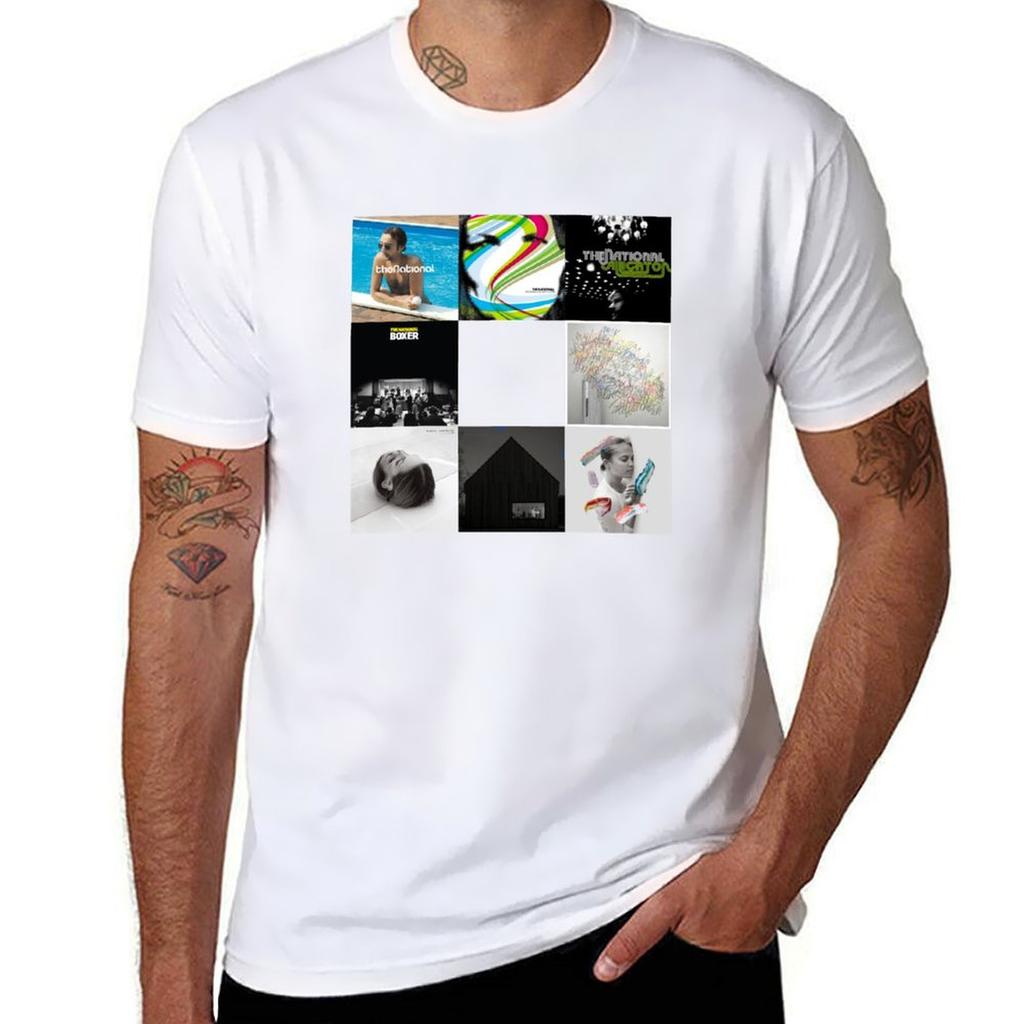 The National  All Albums Tshirt Big And Tall Gym Tshirt