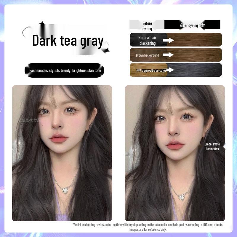 

Фарба для волосся Лічі Браун - Рослинний крем для домашнього використання, підходить для чоловіків та жінок, популярний колір 2026 року. 1 box, includes dye tools + 1 hair mask