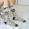 Lace Lace Stockings Women's Bow Summer Thin Long Leg Socks