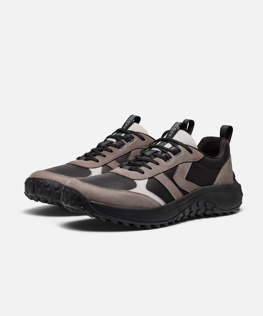 Keen Ks86 Men'S Leather Sneakers Black/Steel Grey