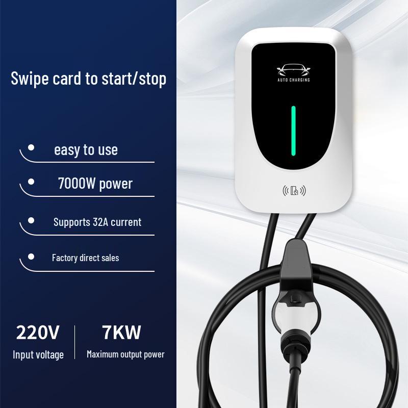 Type 2 European Standard 7kW EV Charger - Home AC Charging Pile for New Energy Vehicles