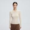 Women's Elegant Slim Fit Cashmere Polo Neck Sweater - Autumn/Winter Wool Knit Top