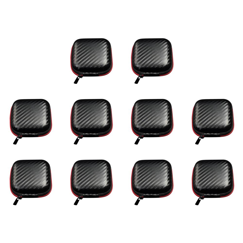 1-20PCS Earphone Bags EVA Storage Box Portable Wired Earphone Case Anti-Pressure Anti-fall Earbuds Charging Cable Carrying Bags
