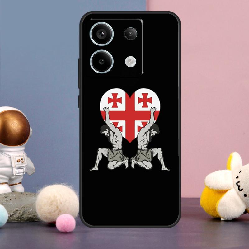 Georgia Flag Case For Xiaomi Redmi 13C 12 12C 9C 10C Redmi Note 11 12 13 Pro 9 10 10S 11S 12S Back Cover