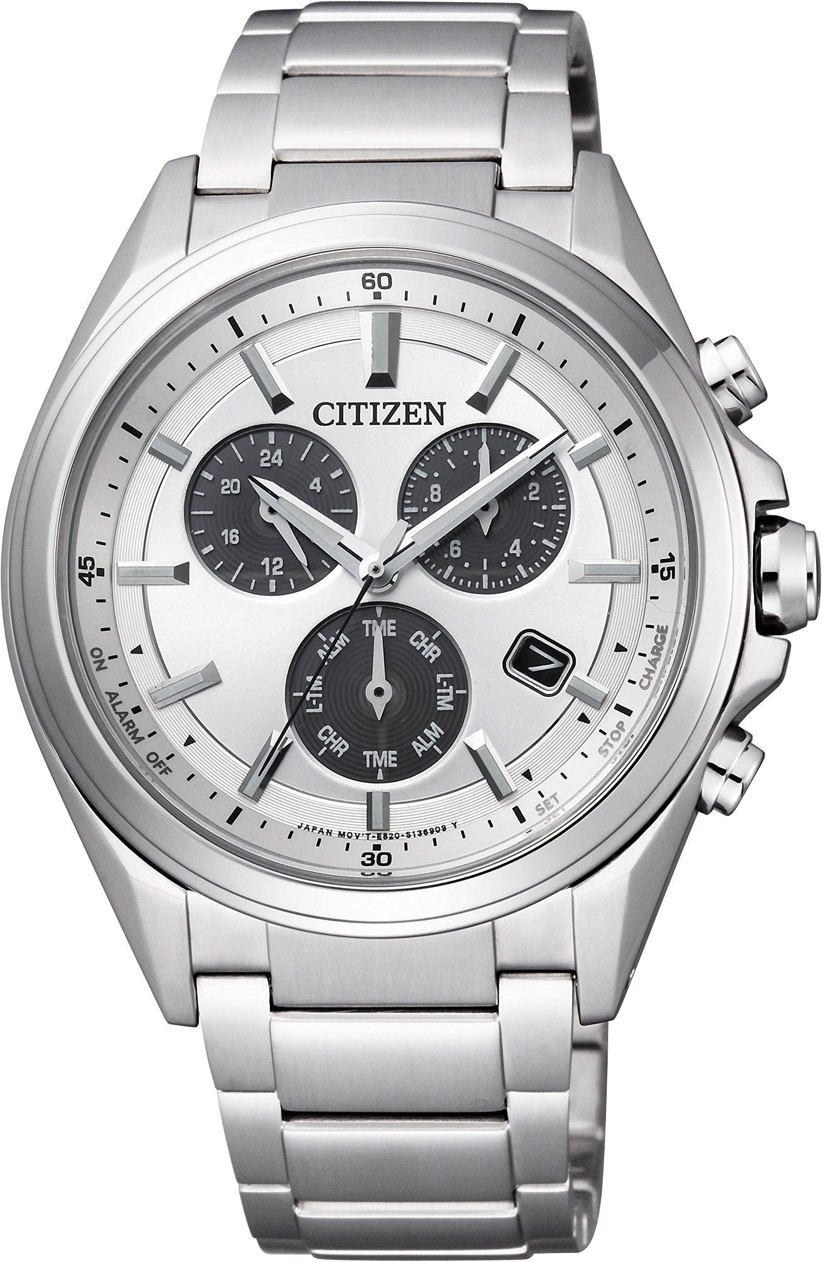 

Багатофункціональний хронограф Atessa Metal Face Silver [Citizen] Eco-Drive BL5530-57A