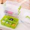 Sundries Storage Organizer for Toys, Building Blocks, and Small Parts with Compartmentalized Drawers