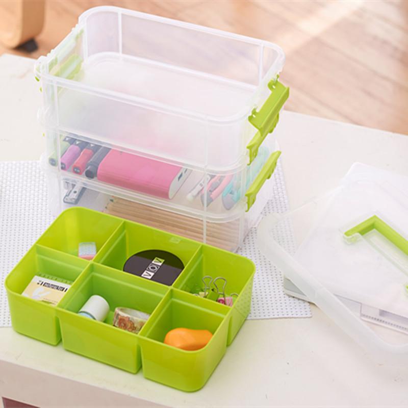 Sundries Storage Organizer for Toys, Building Blocks, and Small Parts with Compartmentalized Drawers