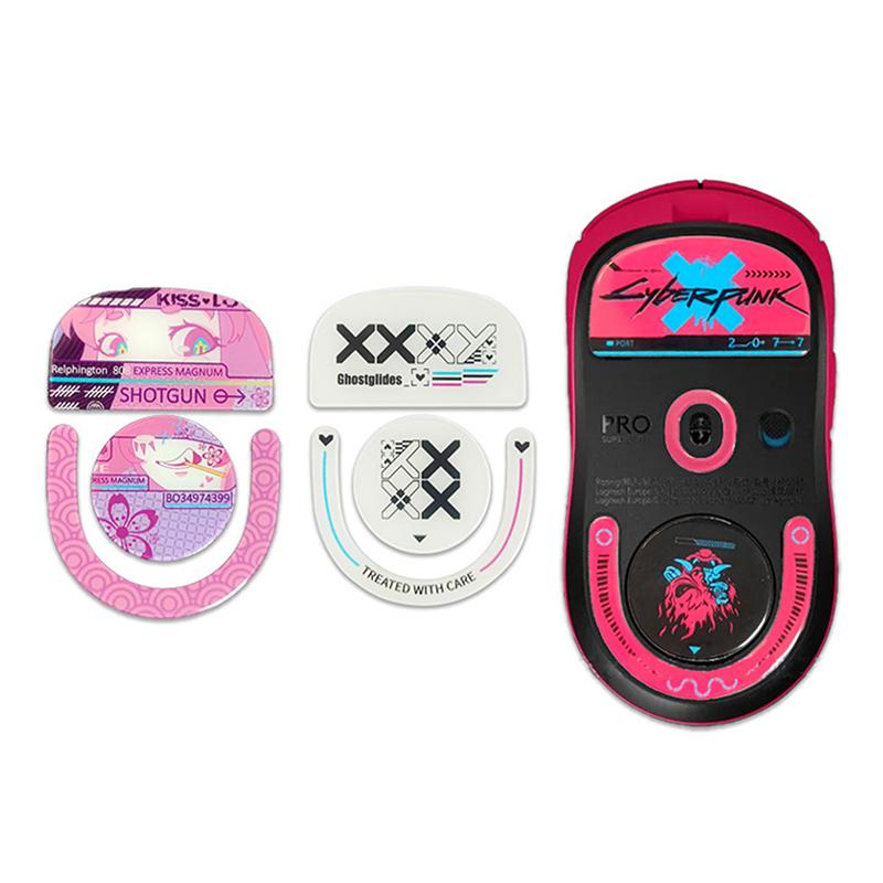 

Glass Mouse Feet Sticker For G Pro X Superlight 2 Gaming Mouse Rounded Curved Edge Skates Suitable For Fps Moba Games