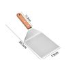 Stainless Steel Steak Spatula Non-Stick Pancake Barbecue Tongs Wood Handle Frying Fish Spatula Rust Resistant Kitchen Tool